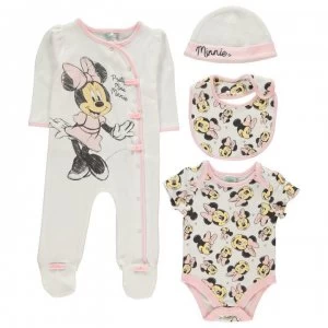 Character 4 Piece Romper Set Baby - Minnie Mouse
