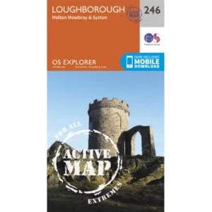 Loughborough, Melton Mowbray and Syston by Ordnance Survey (Sheet map, folded, 2015)