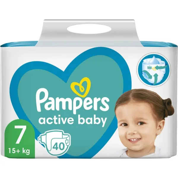 Pampers Active Baby Size 7 40 Nappies