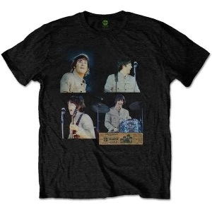 The Beatles - Shea Stadium Shots Mens Medium T-Shirt - Black