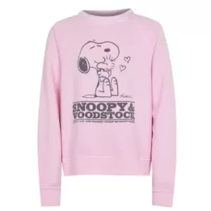 Marc Jacobs Girls Snoopy Sweatshirt - Pink