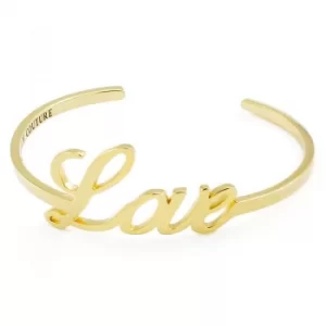 Ladies Juicy Couture Gold Plated Love Cuff