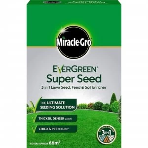 Miracle-Gro EverGreen Super Seed Lawn Seed 2kg - 66m2