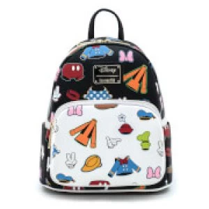 Loungefly Disney Sensational 6 Aop Outfits Mini Backpack