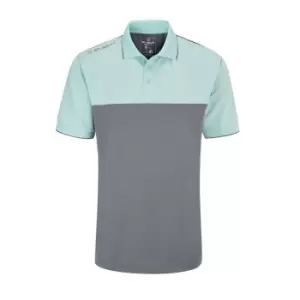 Stuburt Duo Block Polo Shirt - Grey