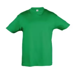 SOLS Kids Regent Short Sleeve T-Shirt (4yrs) (Kelly Green)