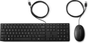 HP 320MK Wired Desktop Keyboard & Mouse Bundle