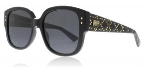 Christian Dior Lady Dior Studs Sunglasses Black 807 54mm