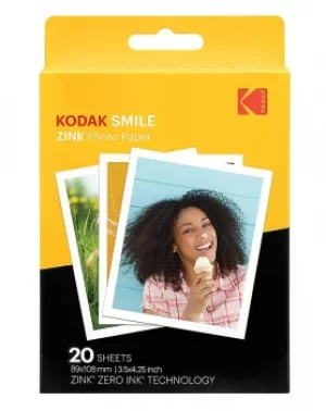 Kodak 3 x 4 20 Pack Zink Paper
