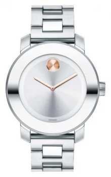 Movado bold Midsize K1 Crystal stainless steel 3600084 Watch