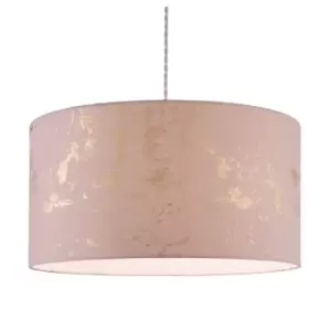 Pink with Metallic Splatter Effect Ceiling Shade