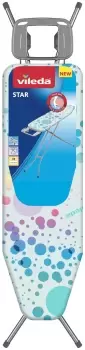 Vileda Star 120 x 38cm Child Safe Ironing Board - Blue