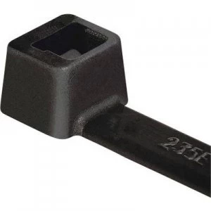 HellermannTyton 111-00124 T150M-PA66-BK Cable tie Black 25 pc(s)