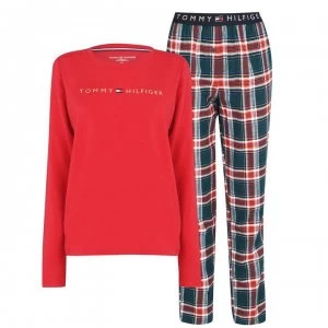 Tommy Bodywear Original Flannel Pyjama Set - Red Green