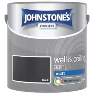 Johnstones - Interior Matt Emulsion Black 2.5 Litre