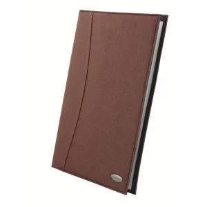 Soft Touch Display Book A4 Chocolate Suede (36 Pockets)