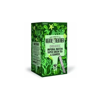 Heath & Heather Organic Super Green Tea Matcha & Seaweed - 20 Bags - 87742