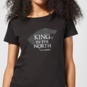 Game of Thrones King In The North Womens T-Shirt - Black - 4XL