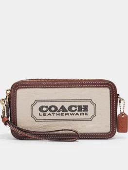 Coach Kira Canvas Cross-Body Bag - Natural Multi