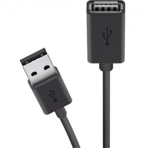 Belkin USB 2.0 A M/F 4.8m USB cable USB A Black