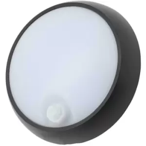 Coast Cano 8W LED Small Round Bulkhead With PIR Sensor Black