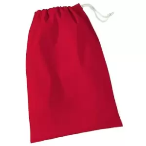 Westford Mill Cotton Stuff Bag - 0.25 To 38 Litres (XXS) (Classic Red)