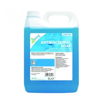2Work Antibacterial Soap 5 Litres 212