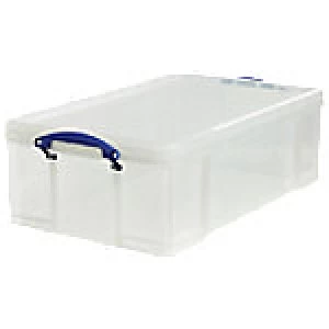 Really Useful Boxes Storage Box 50CCB 50 L Transparent Plastic 71 x 44 x 23cm