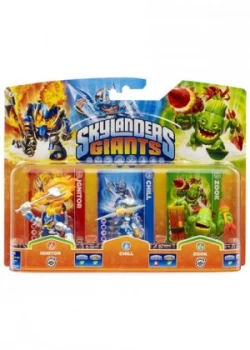 Skylanders Giants Figures - Triple Pack - Chill - Zook - Ignitor Wii/PS3/Xbox 360/PC