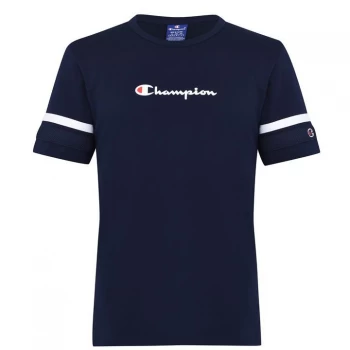 Champion Woven T Shirt - Navy BS538