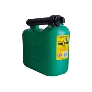 Silverhook Unleaded Petrol Can & Spout Green 5 litre