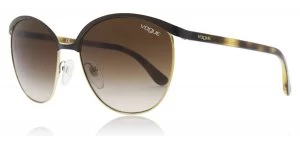 Vogue VO4010S Sunglasses Brown / Gold 997/13 57mm