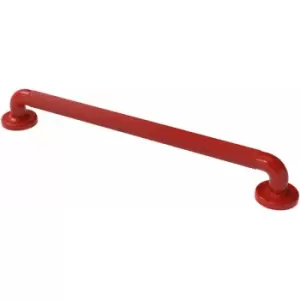 Nymas NymaPRO Plastic Fluted Grab Rail with Concealed Fixings 600mm Length - Red