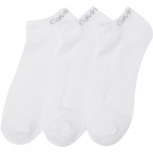 Calvin Klein 3 Pack Trainer Liners - White