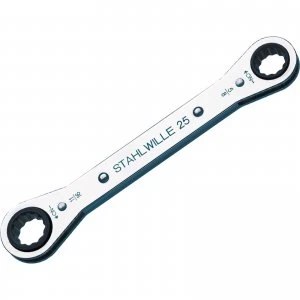 Stahlwille Ratchet Ring Spanner Imperial 3/8" x 7/16"
