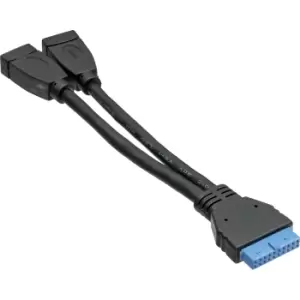 InLine USB 3.0 Adapter Cable internal 2x USB Type A female /...
