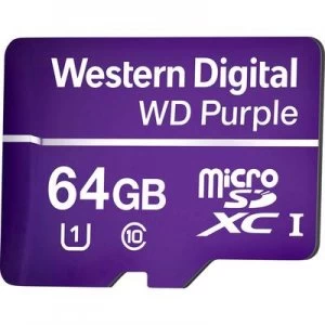 Western Digital WD Purple QD101 64GB MicroSDXC Memory Card WDD064G1P0A