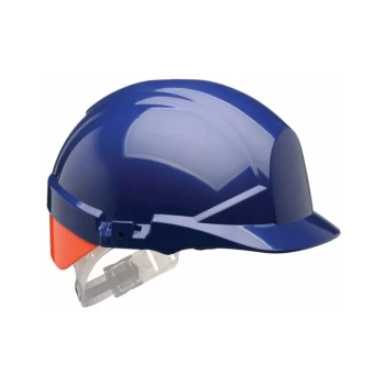 Reflex Blue Mid-peak Helmet with Silver Rear Reflective Flash S12BSA - Centurion