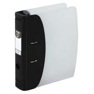 Hermes A4 Heavy Duty Lever Arch File 50mm Capacity Black