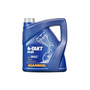 MANNOL 4L 4-Takt Plus 10W-40 4 Stroke Engine Oil API SL JASO MA/MA2