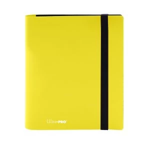 Ultra Pro Eclipse 4-Pocket Pro-Binder - Lemon Yellow