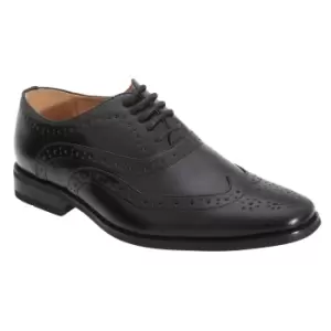 Goor Boys 5 Eye Brogue Oxford Shoes (1 UK) (Black)