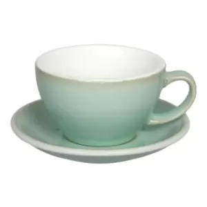 Cafe latte cup & saucer Loveramics Egg Basil, 300ml