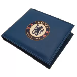 Chelsea FC Crest PU Wallet (One Size) (Blue/White/Red)