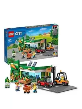 Lego City Grocery Store Shop Set With Car 60347