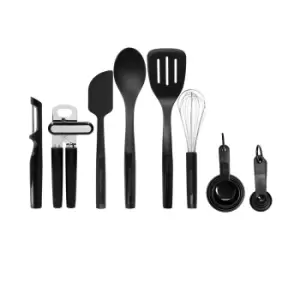 KitchenAid Tool and Gadget Set of 15 Pieces - Black