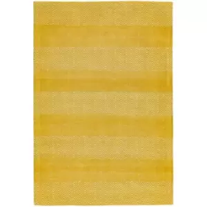 Asiatic Carpets Ives Hand Woven Rug Yellow - 120 x 170cm