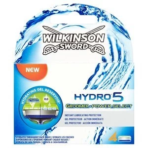 Wilkinson Sword Hydro 5 Power and Groomer Blades 4s