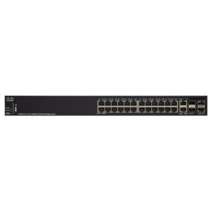 Cisco SG350X-24-K9 Managed L3 Gigabit Ethernet (10/100/1000) Black 1U