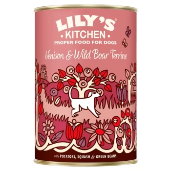Lily's Kitchen Venison & Wild Boar Terrine - 6 x 400g